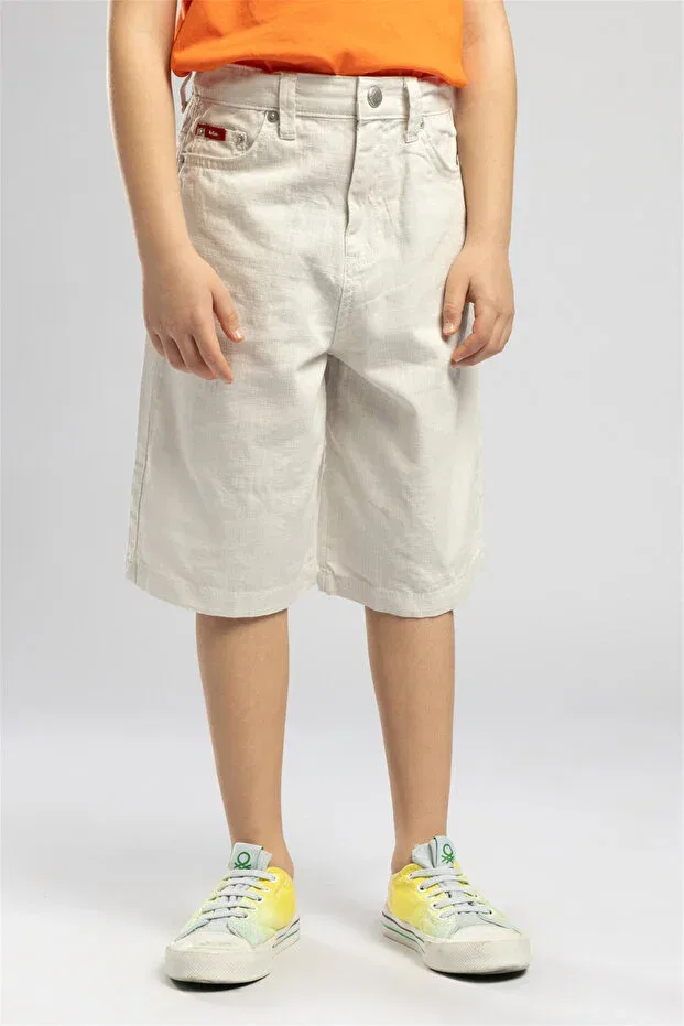 Детские шорты для мальчиков хлопковые Ally boy's shorts Lee Cooper, White — фото 2