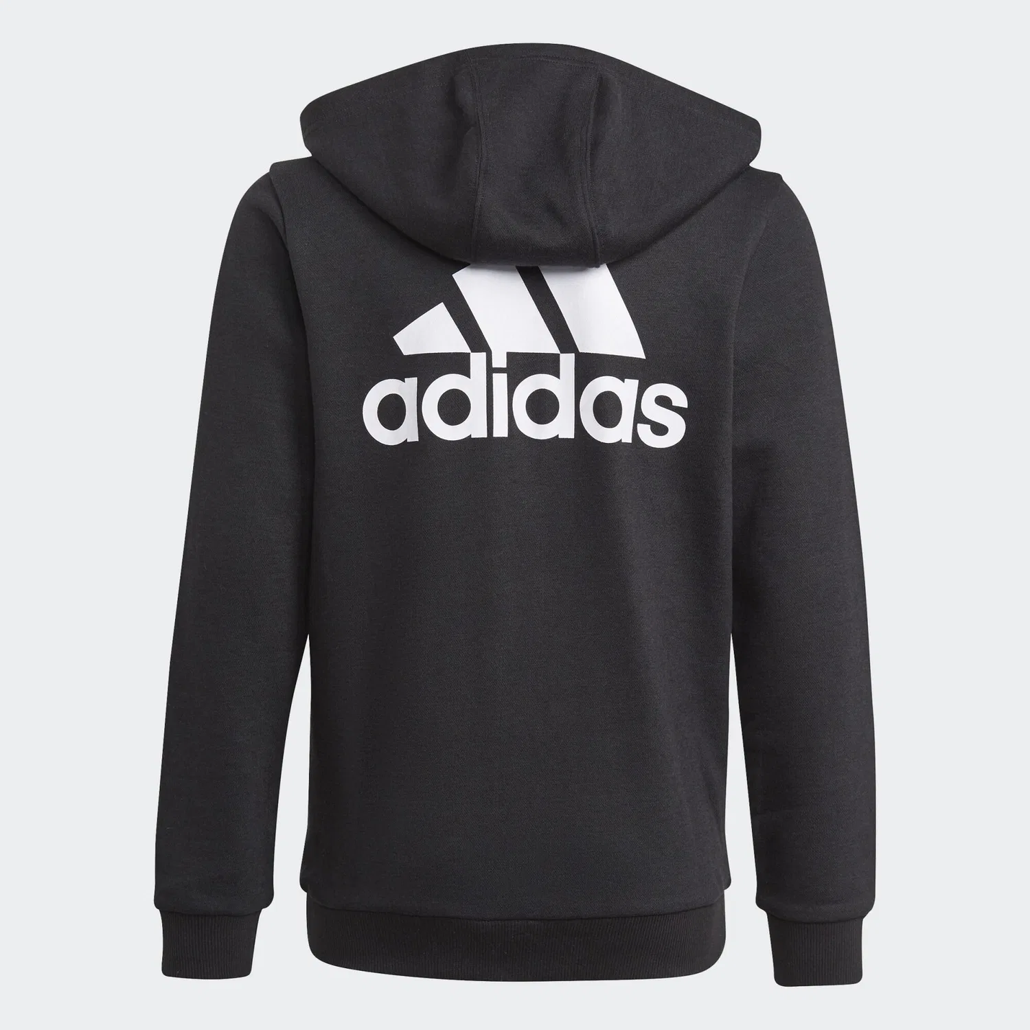Детское худи с капюшоном Essentials Adidas, Schwarz Weiss — фото 4