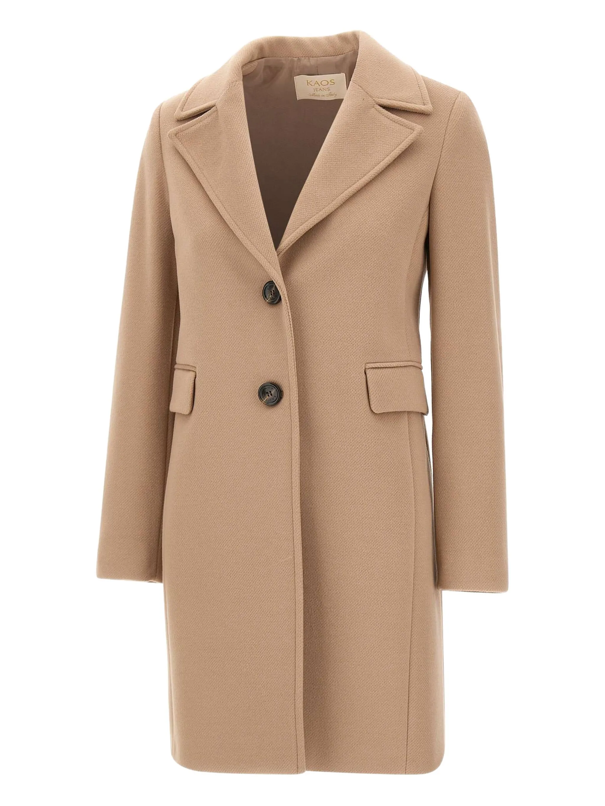 

Пальто с заостренными лацканами Kaos, коричневый
