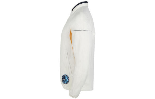Куртка Men's Nike Colorblock Retro Running Breathable Casual Jacket Sail White, мультиколор — фото 3