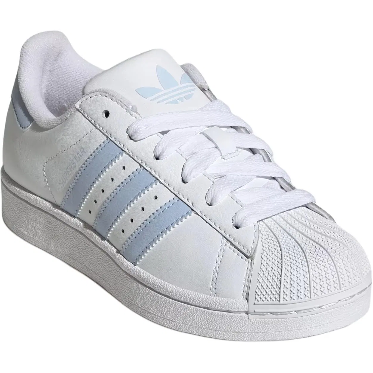 Детские кожаные кроссовки для скейтбординга Superstar 2 Adidas Originals, White — фото 3