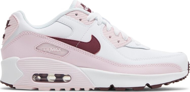 

Кроссовки Nike Air Max 90 Leather GS 'Pink Foam', розовый