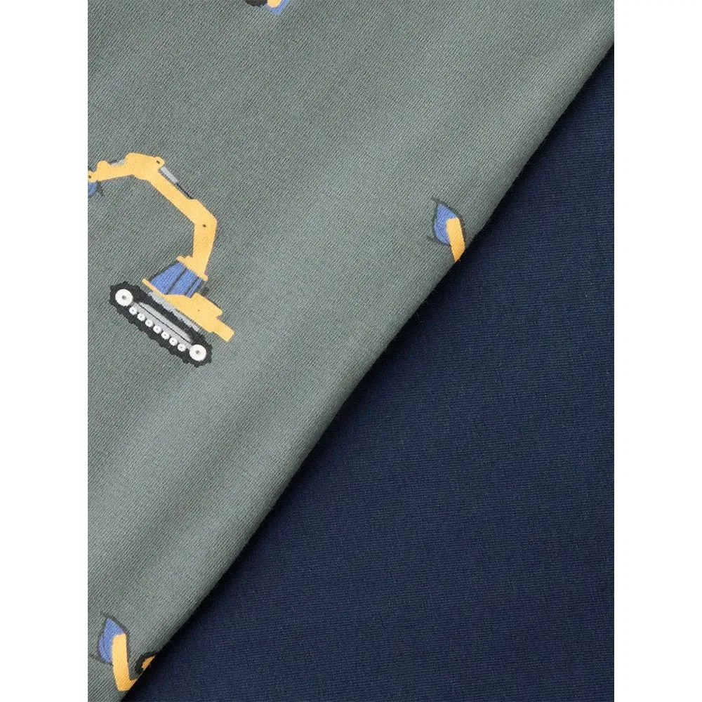 Детские майки для мальчиков с принтом Excavator Sleeveless Base Layer 2-Pack Name it, Blue — фото 4