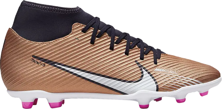 Бутсы Nike Mercurial Superfly 9 Club MG 'Generation Pack', золотой — фото 2