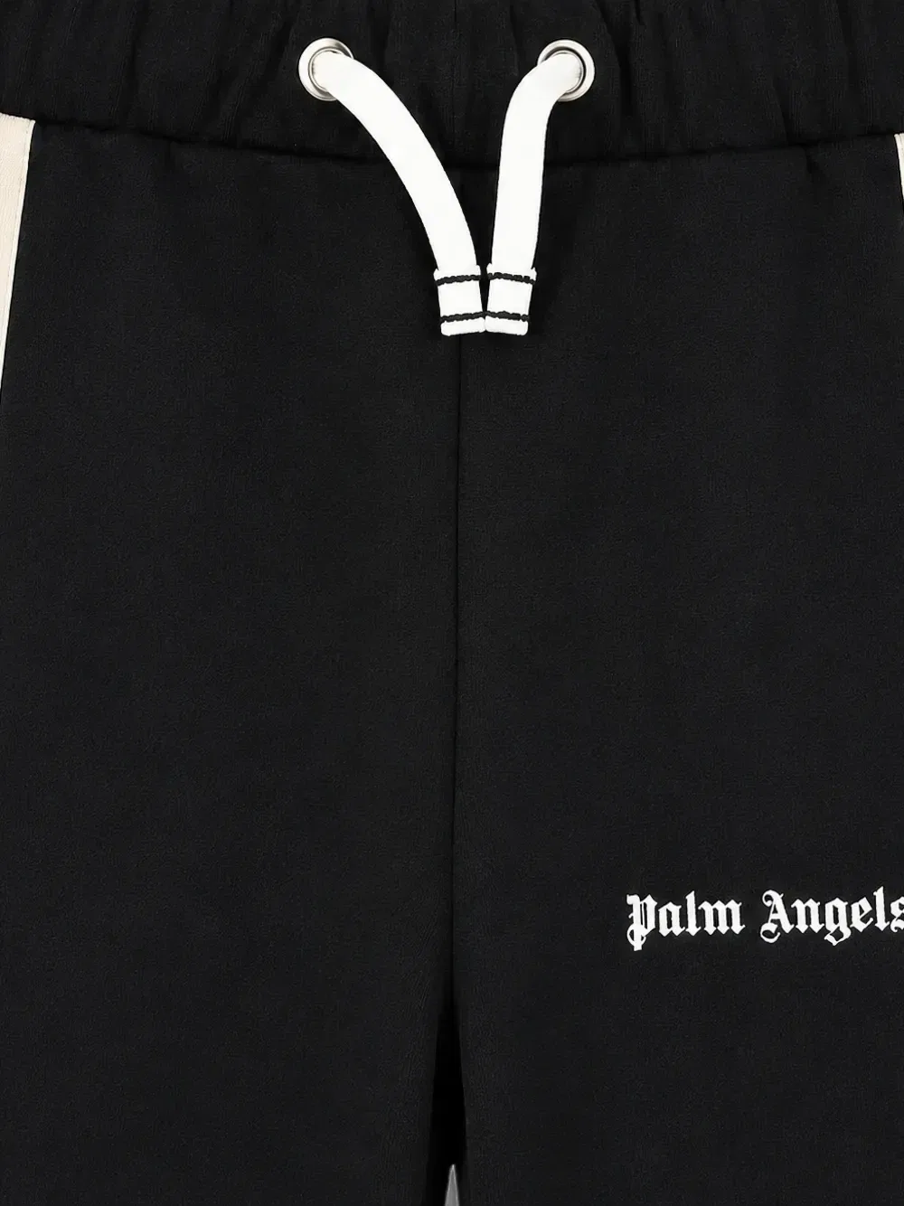 Брюки с логотипом и боковыми полосками Palm Angels Kids, черный — фото 3