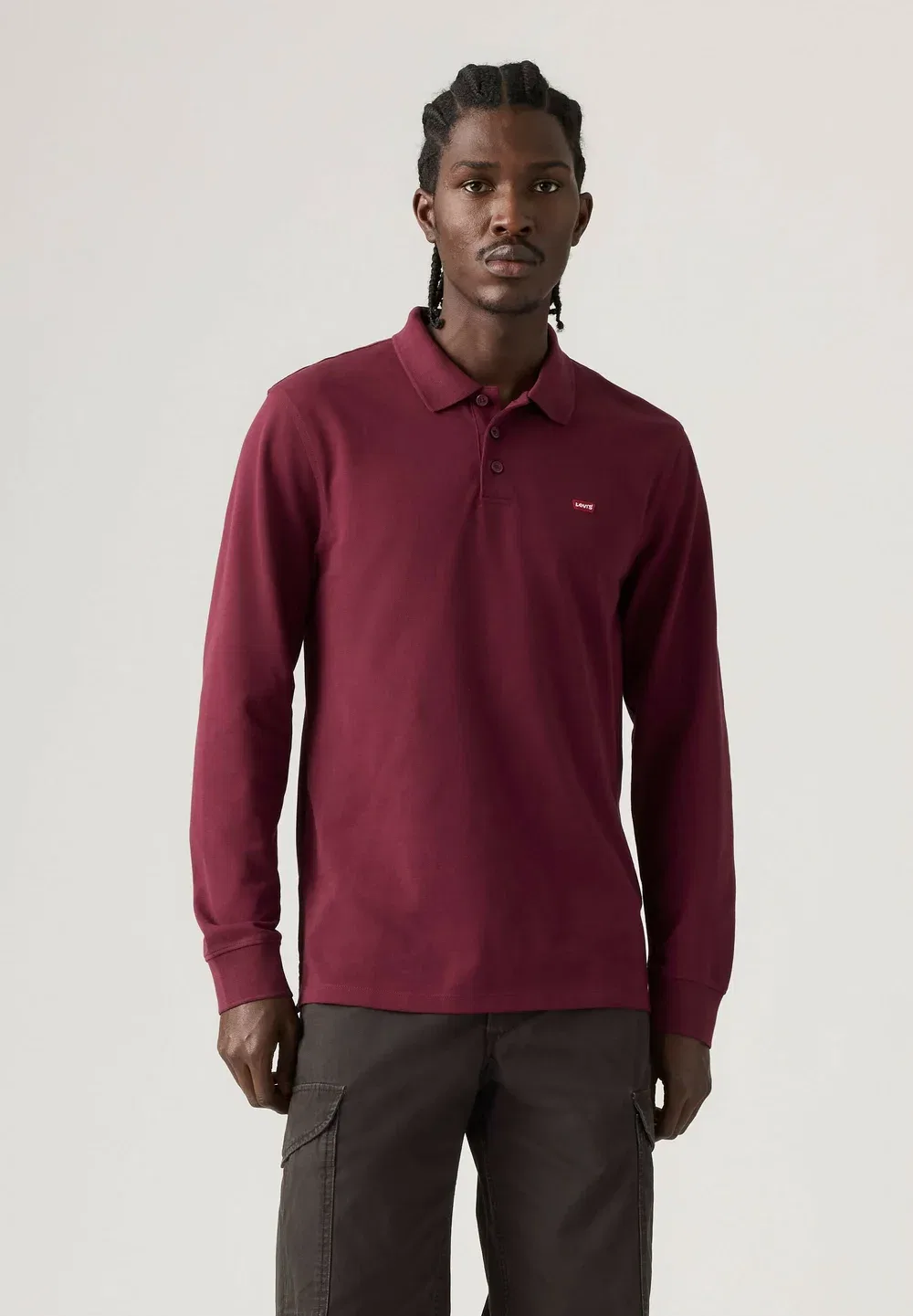 Ls hm polo tawny port pique - рубашка поло Levi'S, Tawny Port Purples