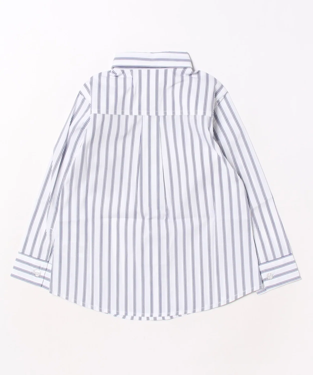 Детская рубашка с длинным рукавомс галстуком Stripe Shirt maarook, Navy — фото 4