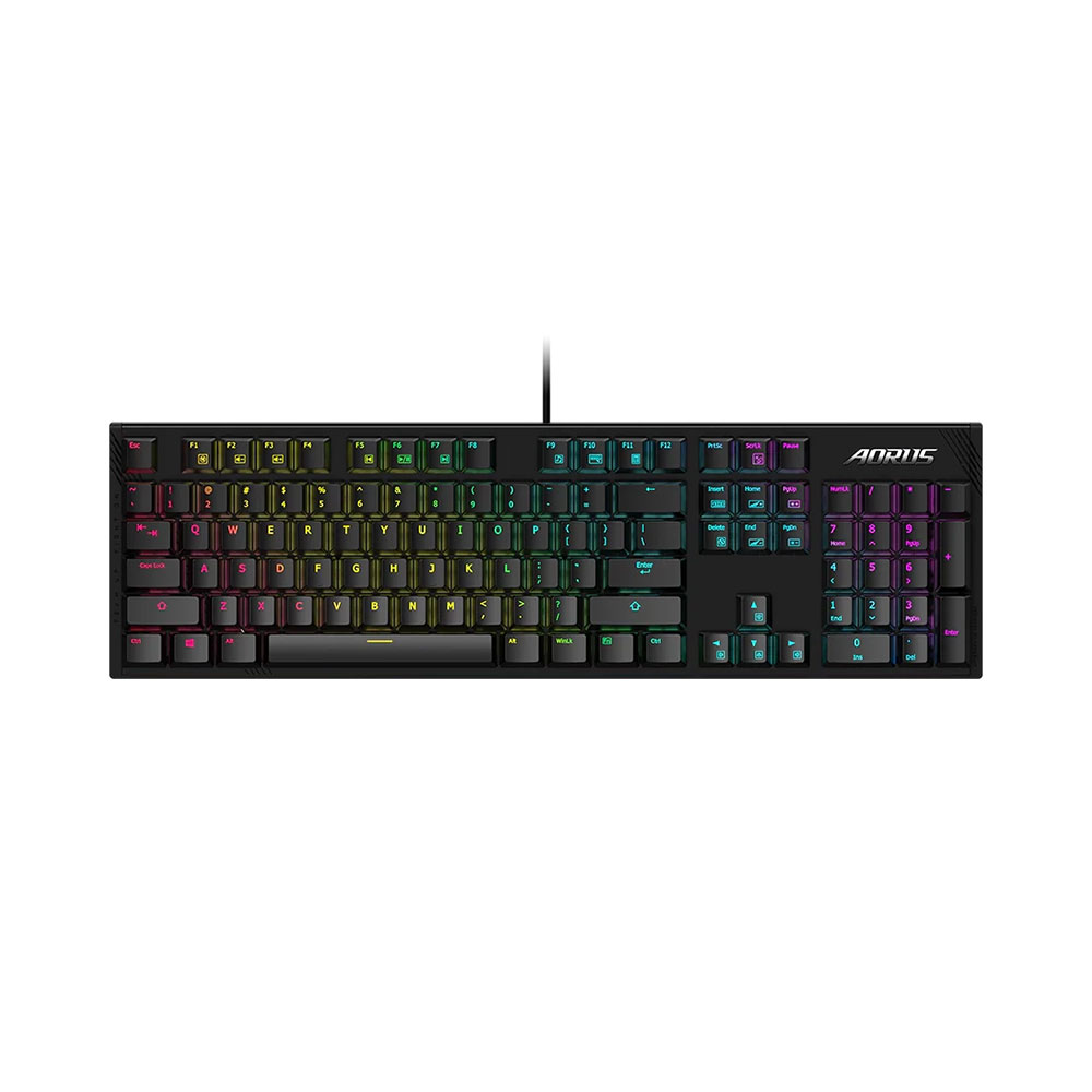 

Игровая клавиатура Gigabyte AORUS K1, черный, английская раскладка