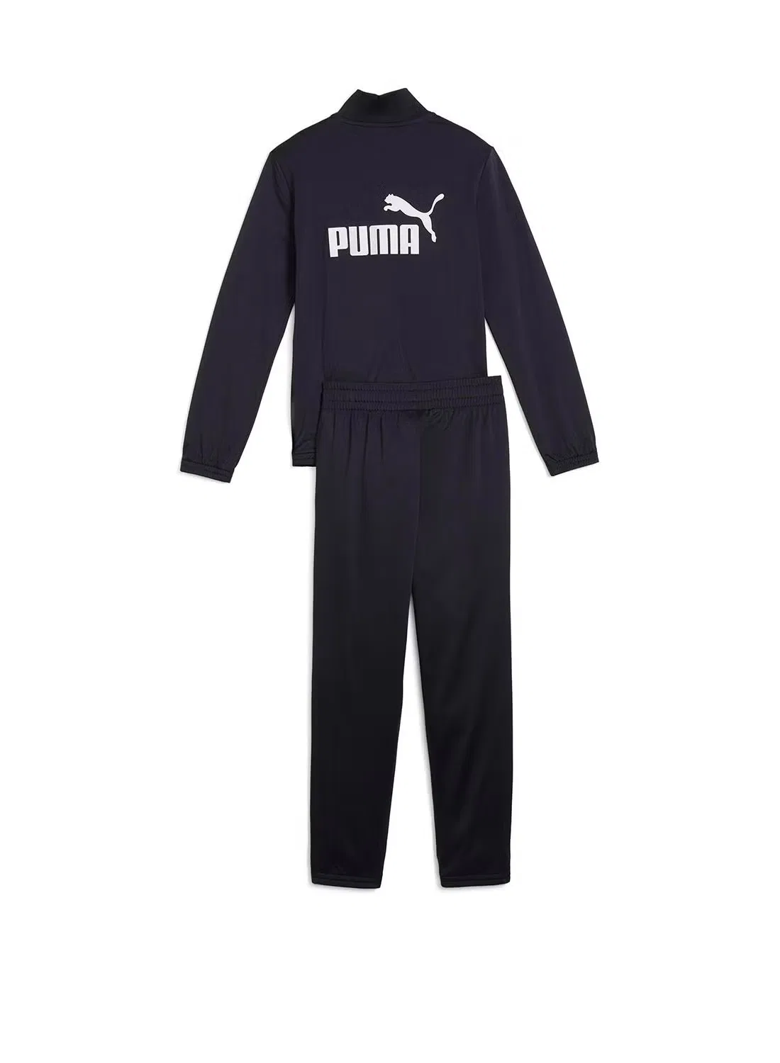 Костюм спортивный с логотипом Youth Essential Logo Puma, темно-синий — фото 2