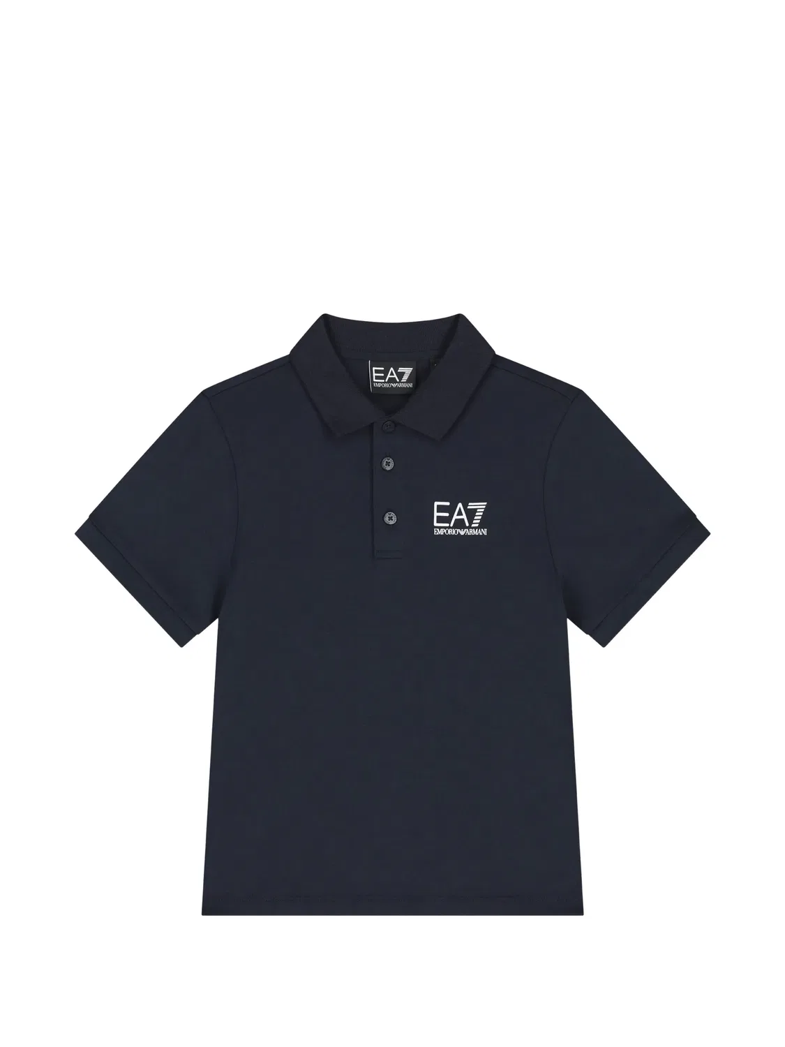 Рубашка поло с логотипом Ea7 Emporio Armani, синий