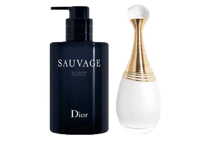 Мужской набор с гелем для душа и парфюмом Realme Pure Perfume DIOR, Черный — фото 4