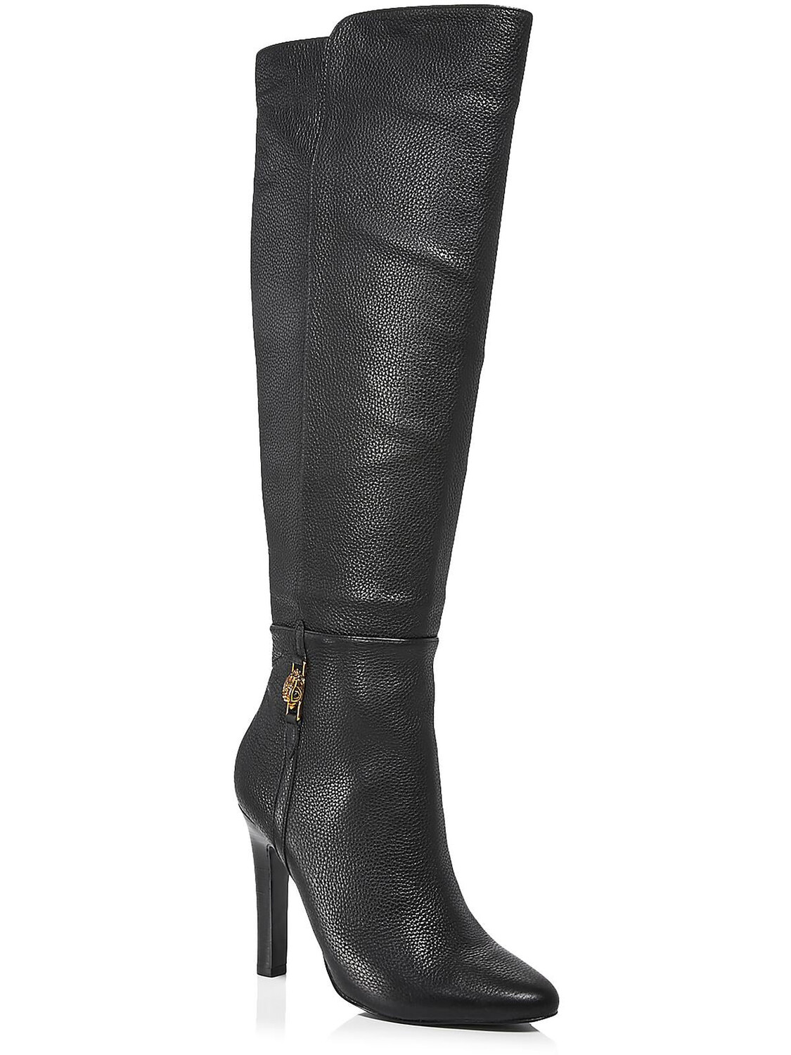 

Shoreditch Knee Boot Женские кожаные сапоги до колена с мягкой стелькой Kurt Geiger London, цвет Black Leather