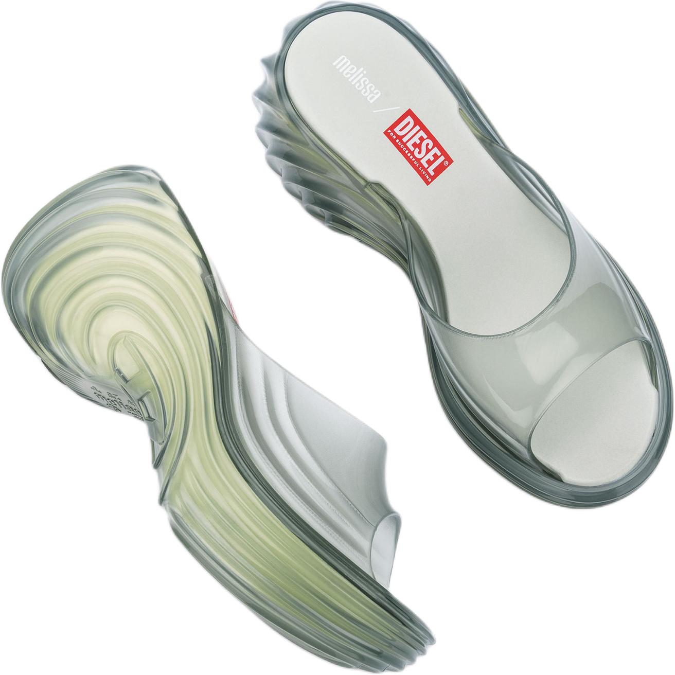 DIESEL x MELISSA Абразивостойкие слайдеры для женщин Crystal Blue, цвет Crystal Blue — фото 3