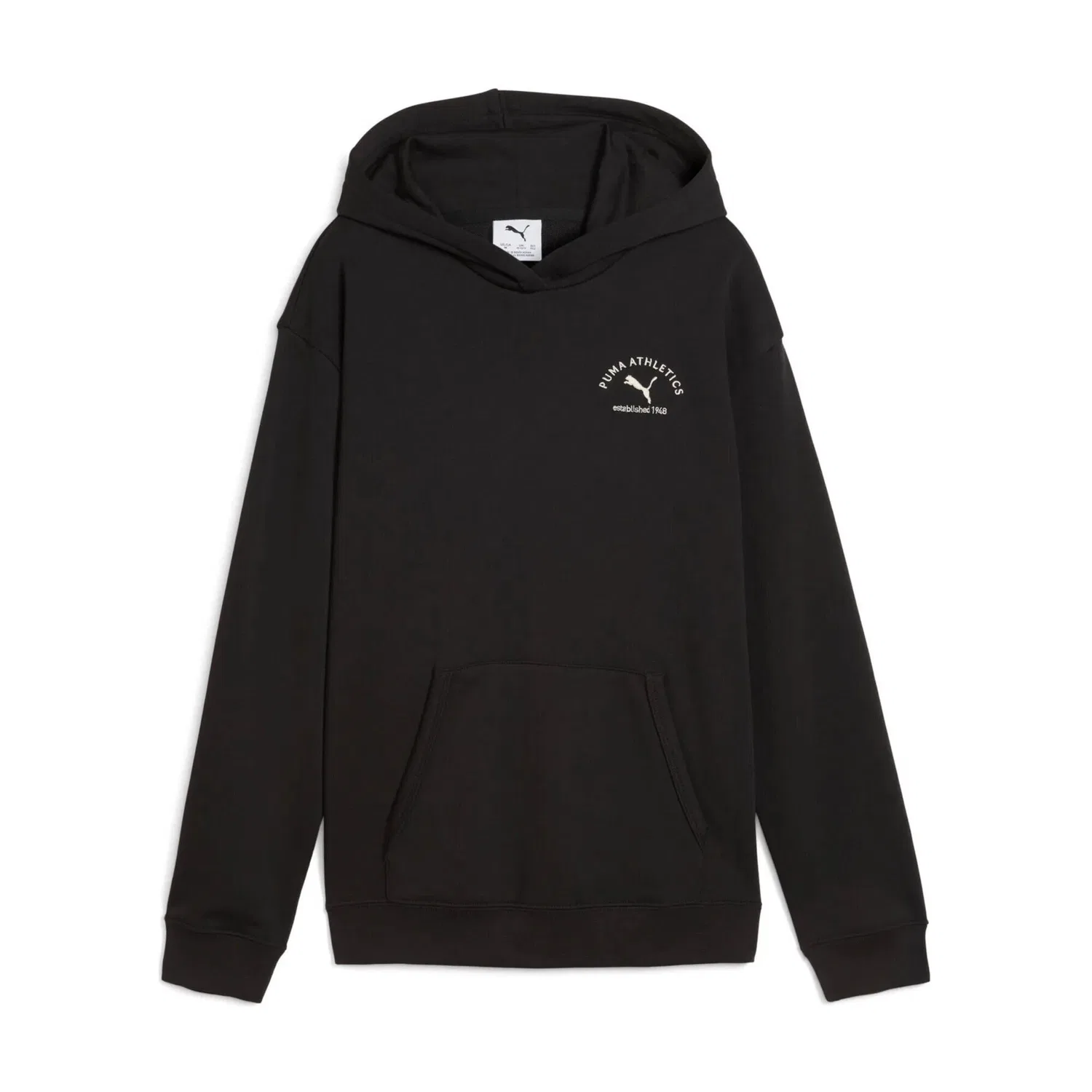 Детское худи для девочек с принтом CLASS Relaxed Hoodie TR G Puma, Schwarz