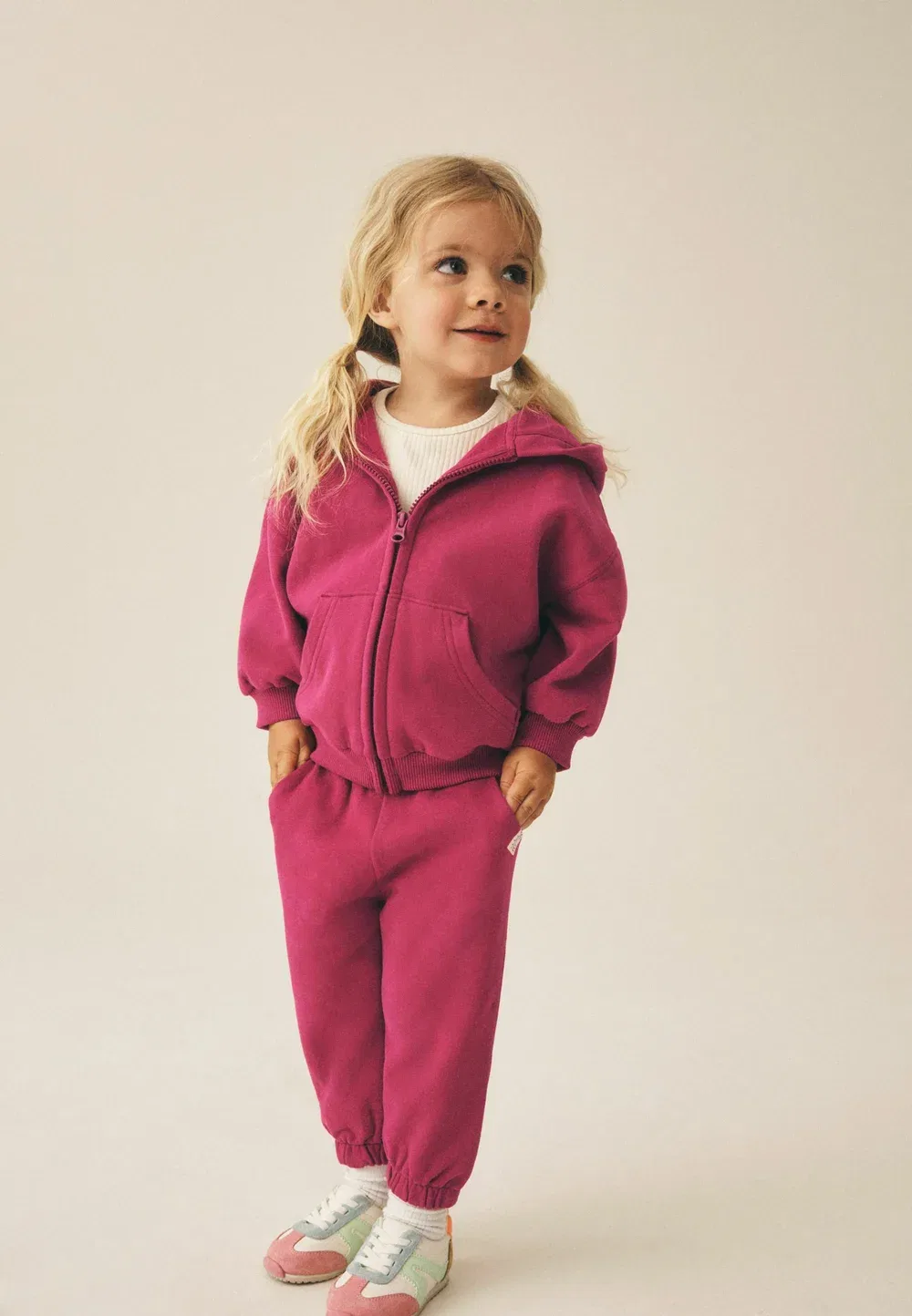 Обычный крой - худи на молнии - толстовка на молнии Next, Pink Berry
