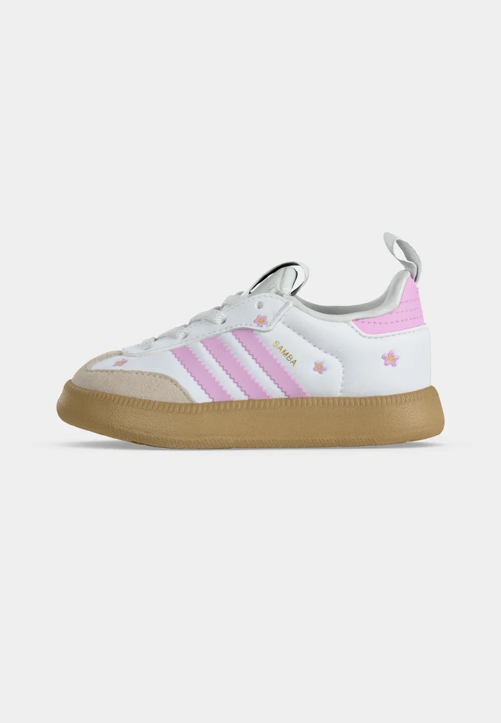 Кроссовки Samba Quickon унисекс Adidas Originals, Footwear White/Bliss Lilac/Alumina — фото 2