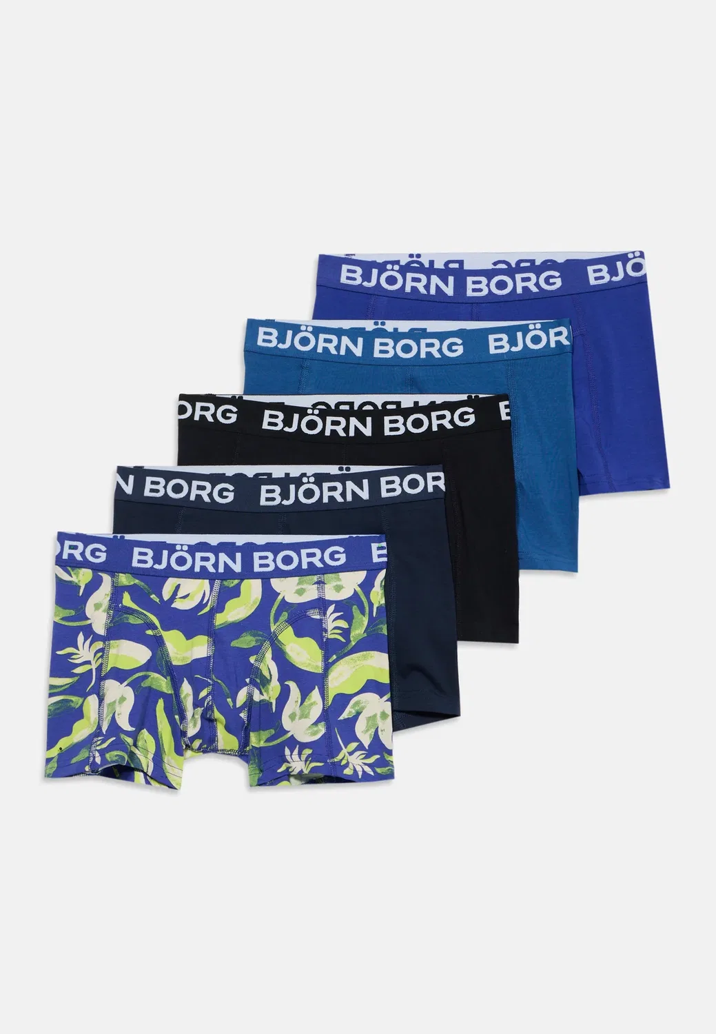 5 pack - хипстеры Björn Borg, Blue/Black