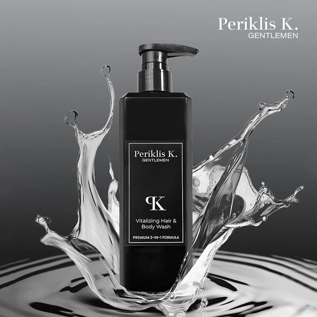 Гель для душа и шампунь 2-в-1 Periklis K. Vitalizing, 500 мл, Sandalwood — фото 2