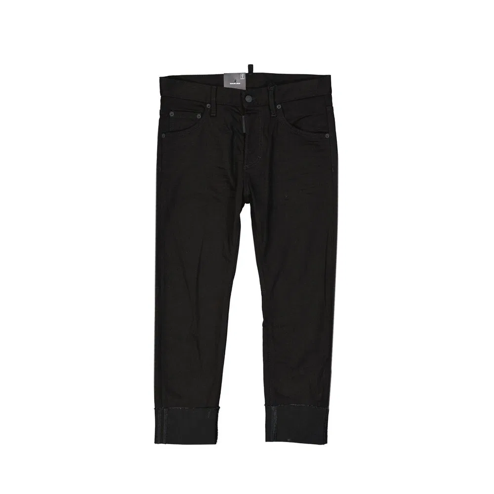Женские джинсы с логотипом, черный Dsquared2, Black