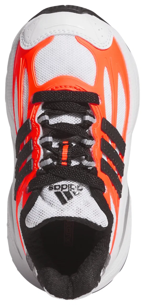 Детские кроссовки для мальчиков с дышащим верхом Adistar XLG adidas, Ftwr White Solar Orange Core Black — фото 4
