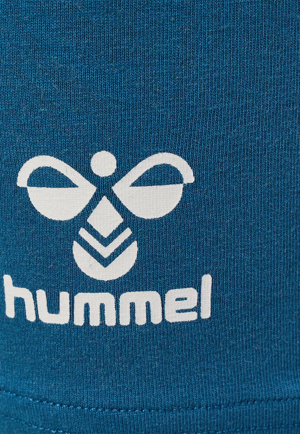 Детские шорты-велосипедки с принтом Hmlflowy Hummel, Wasserblau Himmelblau Helles Preußischblau — фото 4