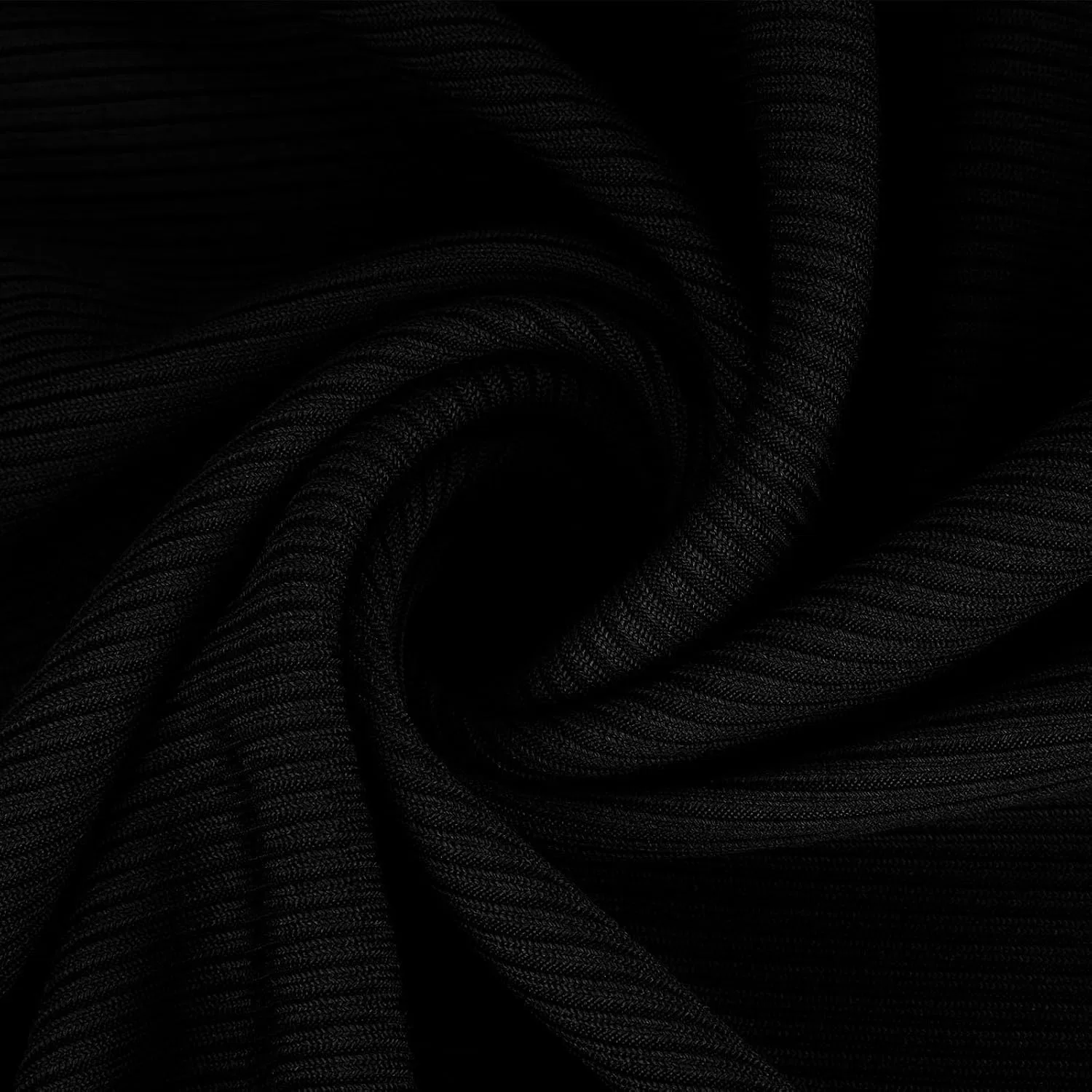 Женская майка с встроенным бюстгальтером Ribbed Fitted Stretch, Black — фото 4
