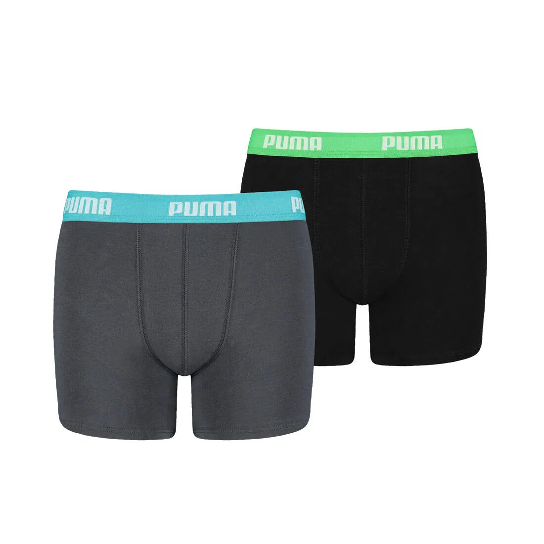 Детские трусы-боксеры для мальчиков из хлопка Puma, BLAU / Grau / Bunt — фото 3