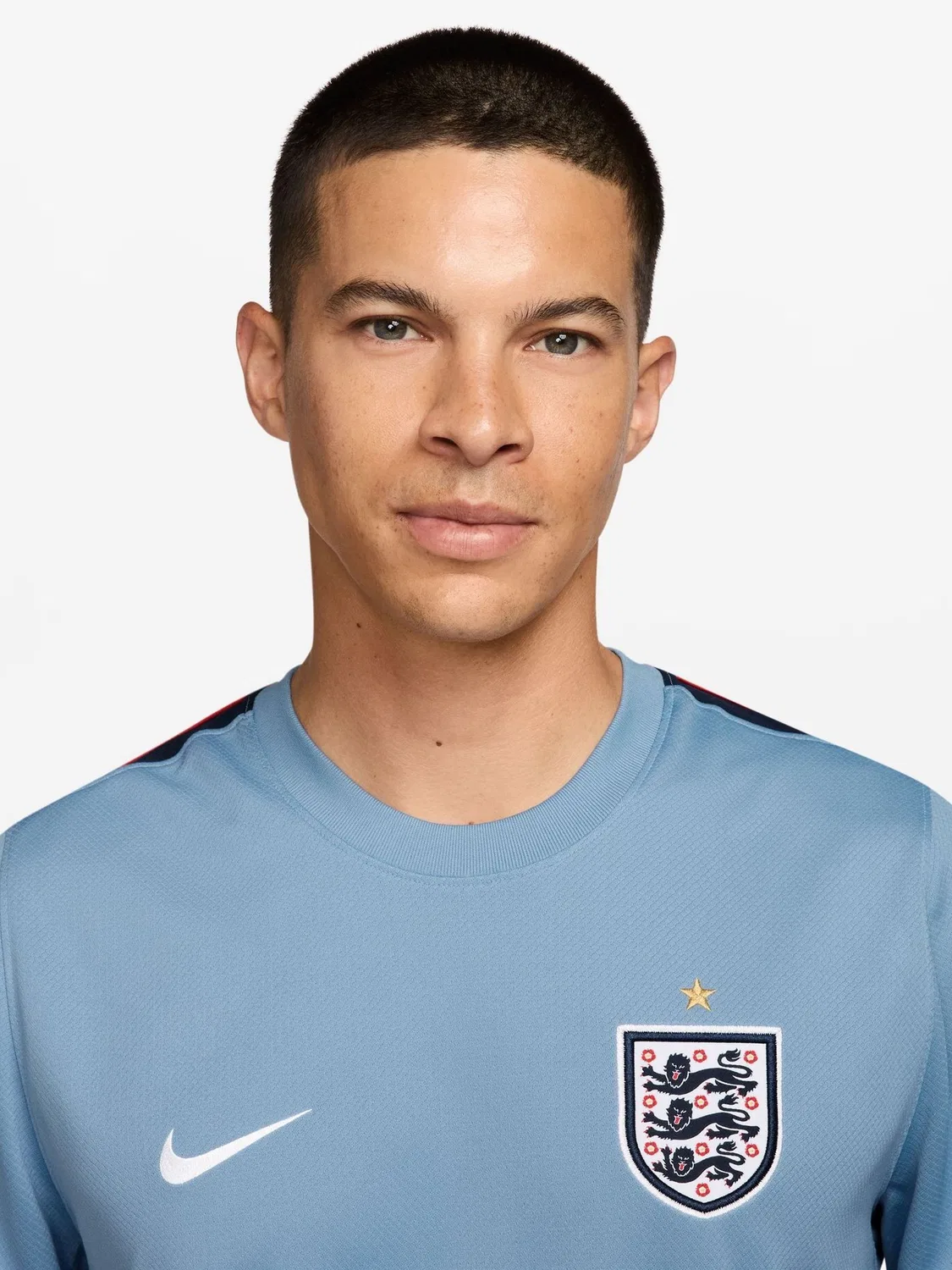 Футболка футбольная Nike Strike, синяя — фото 3