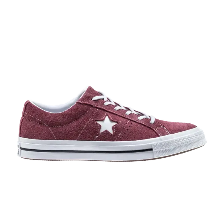 Кроссовки Converse One Star Ox Kids 'Deep Bordeaux', красный