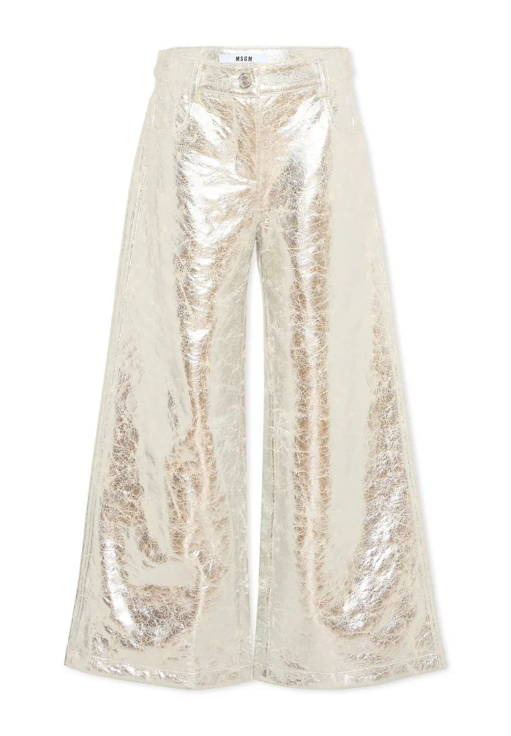 Панталони - брюки Msgm, Silver-Coloured