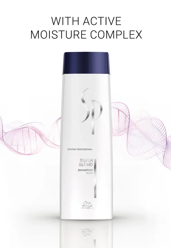 Шампунь для всех типов волос Sp silver blond shampoo Wella, 250 мл — фото 3