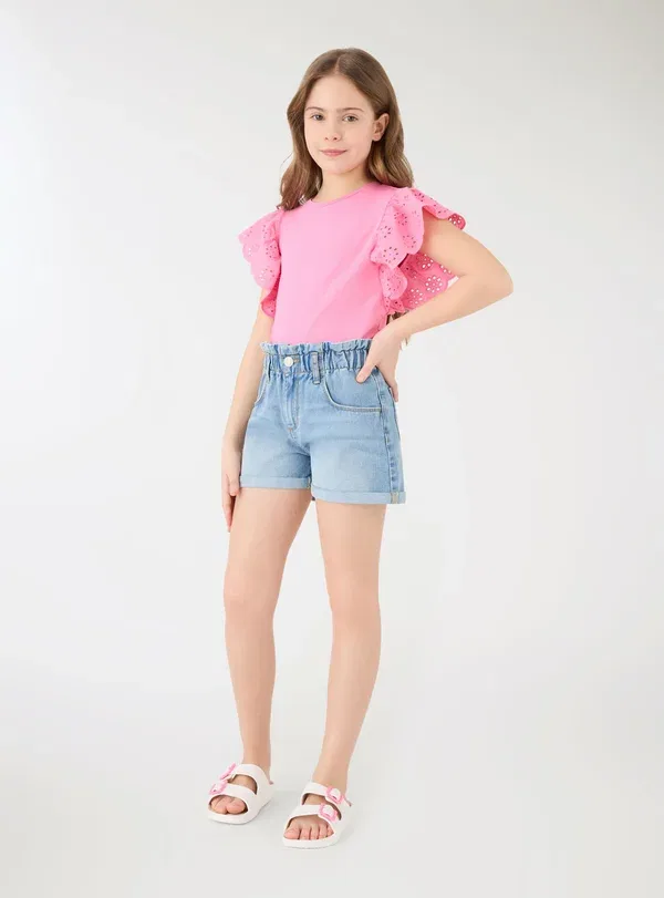 Шорты джинсовые Denim shorts Terranova Denim Medio, синий