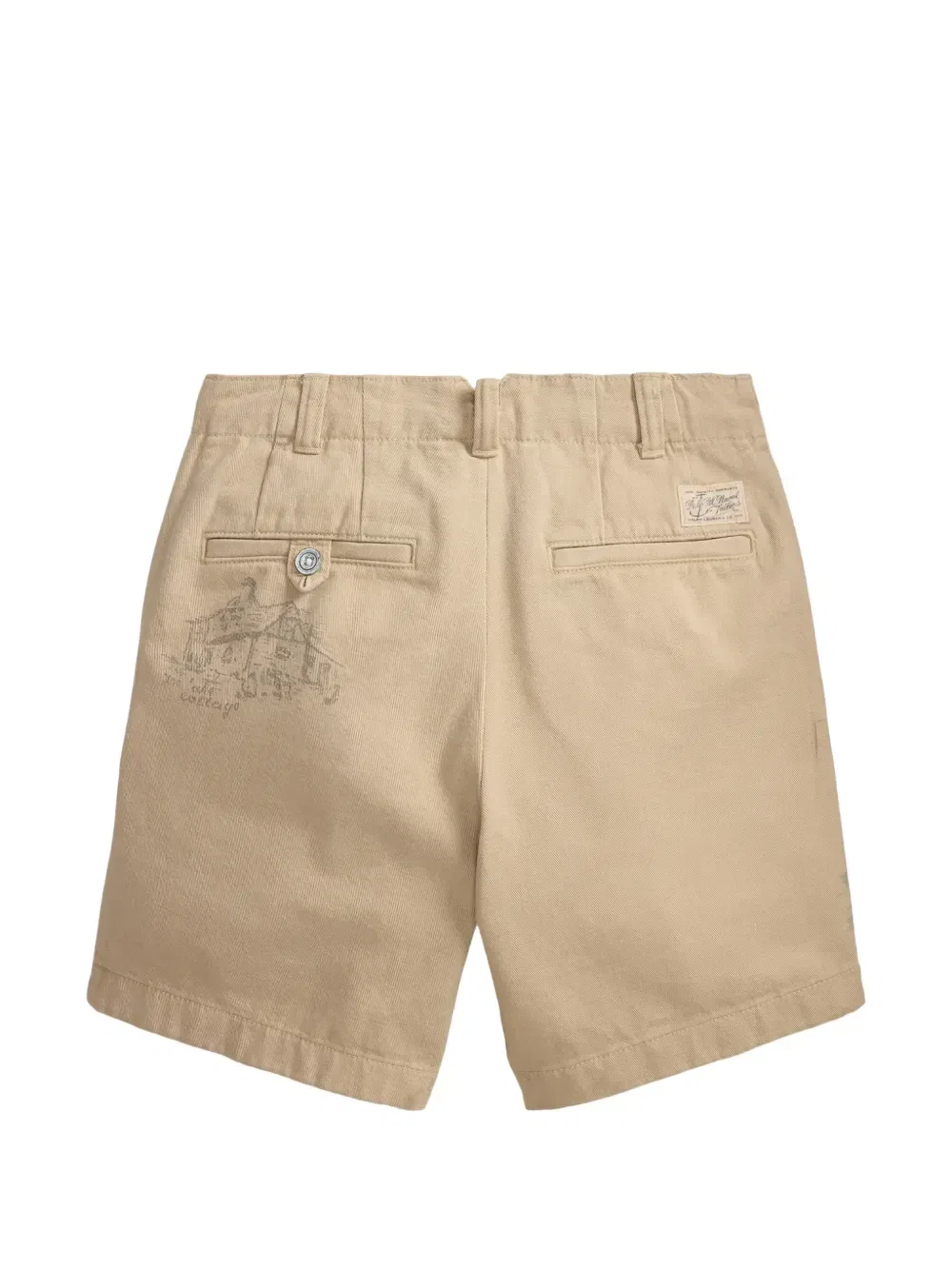 Шорты-чинос Salinger с живописным принтом Polo Ralph Lauren Kids, бежевый — фото 2