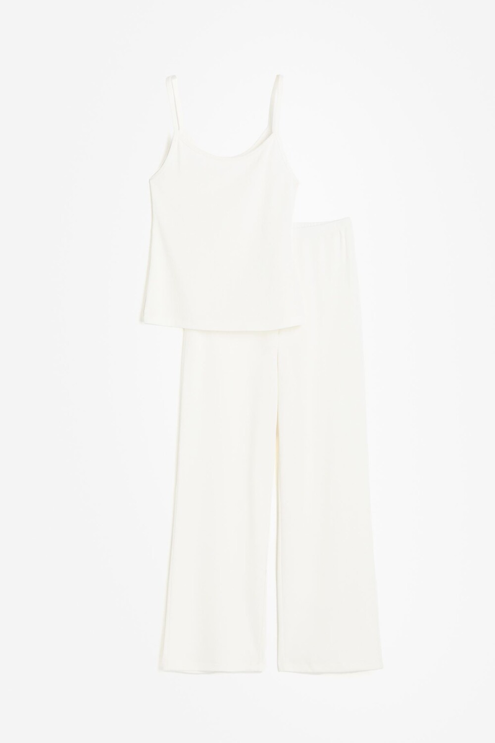 

Пижамный комплект H&M Ribbed, белый