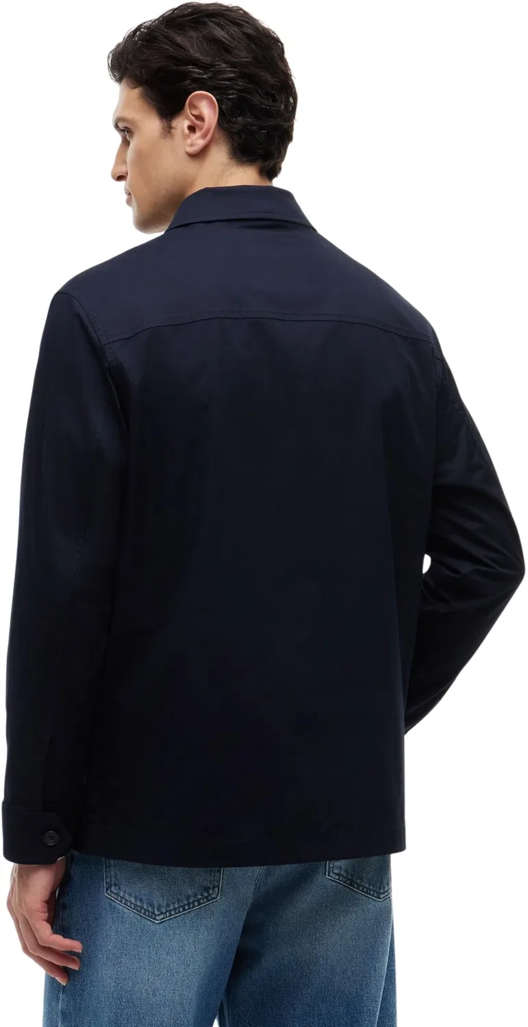Мужская рубашка-куртка Cotton Blend Shirt Jacket Tommy Hilfiger, Desert Sky — фото 2