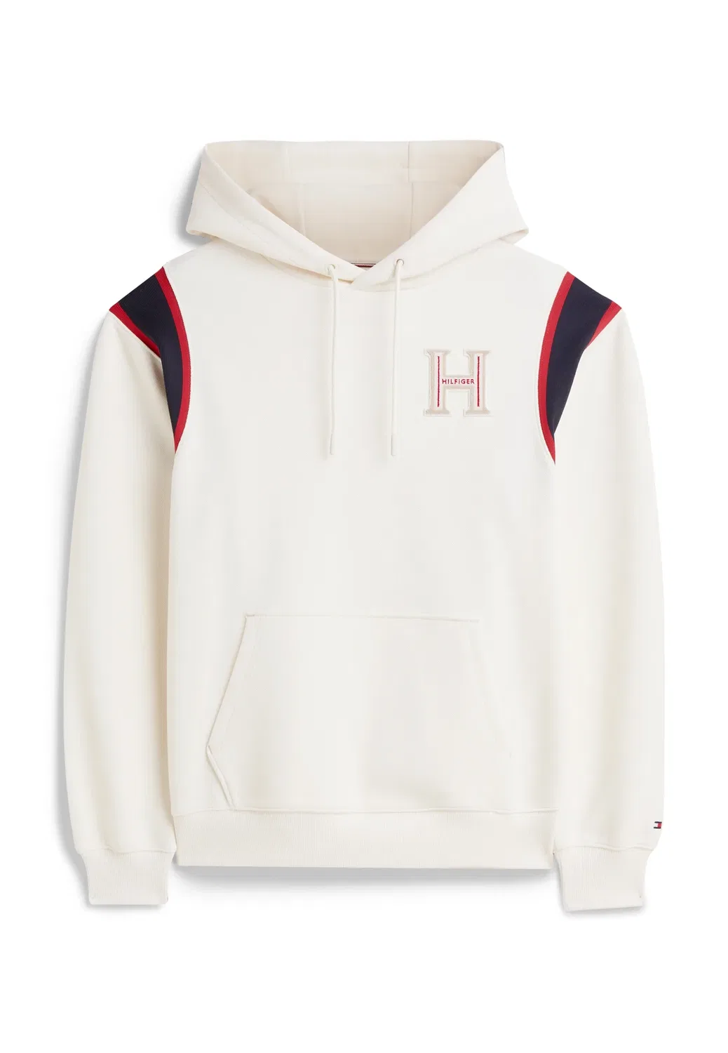 Толстовка Rwb pique h Bagde reg - толстовка с капюшоном Tommy Hilfiger, Ivory Petal — фото 4
