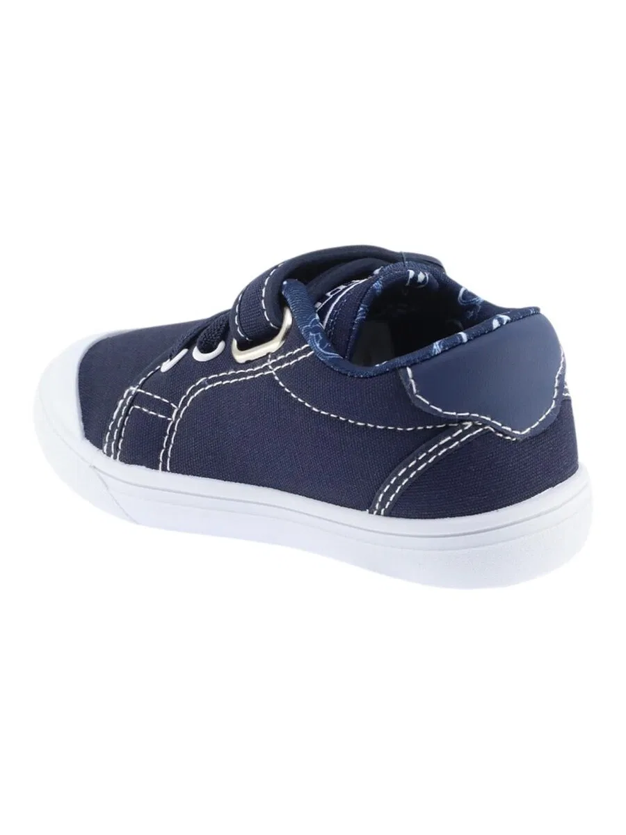 Кроссовки Beppi "Canvas Shoe" темно-синего цвета — фото 2