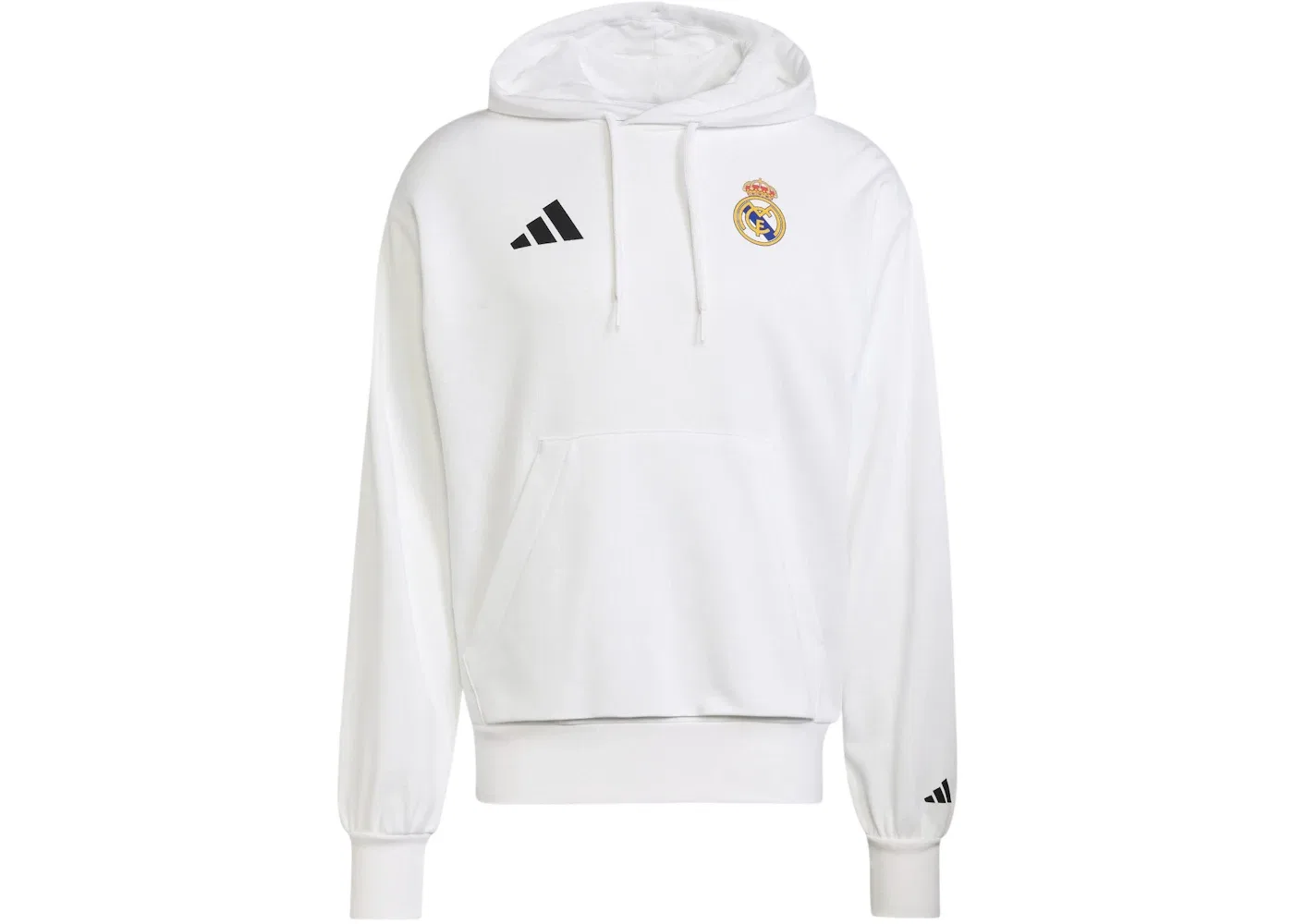 Мужская худи с принтом Real Madrid Avengers Adidas, White