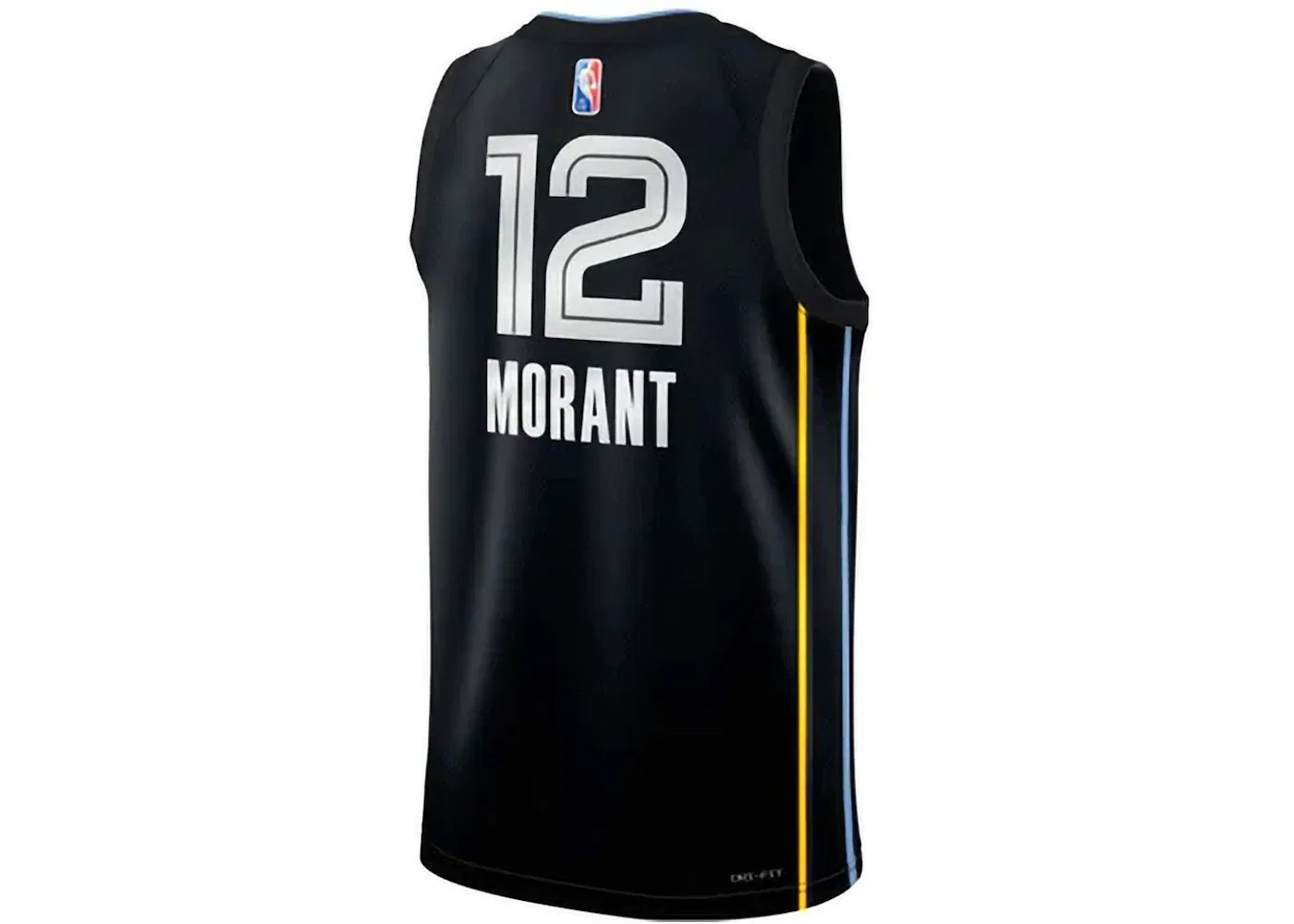 Мужская джерси с длинным рукавом Nike NBA Memphis Grizzlies Ja Morant Select Edition Dri-Fit, Black — фото 2