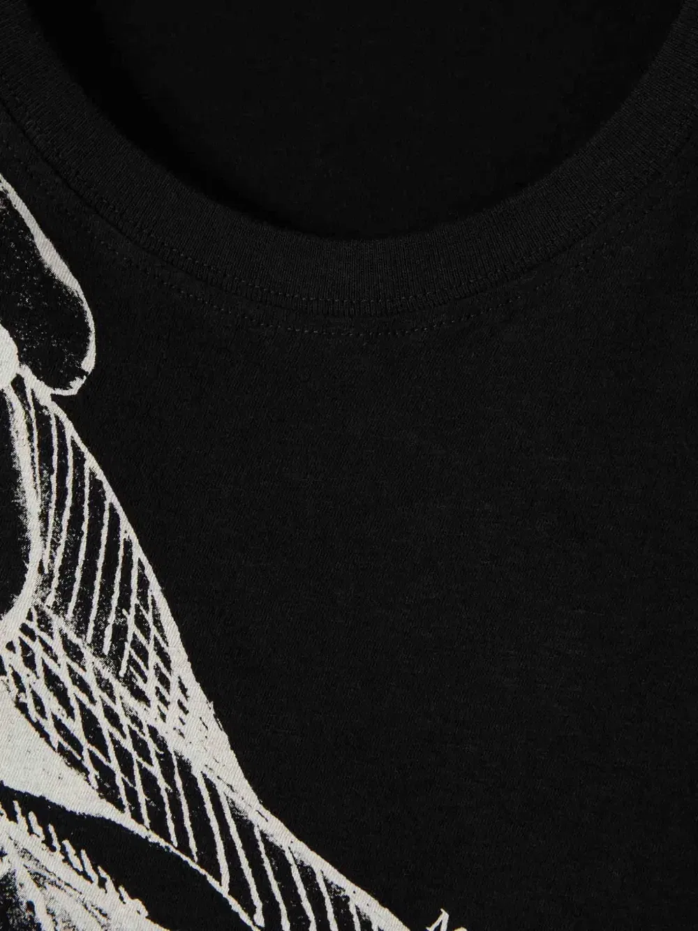 Футболка с анатомическим принтом Alexander Mcqueen, черный — фото 3