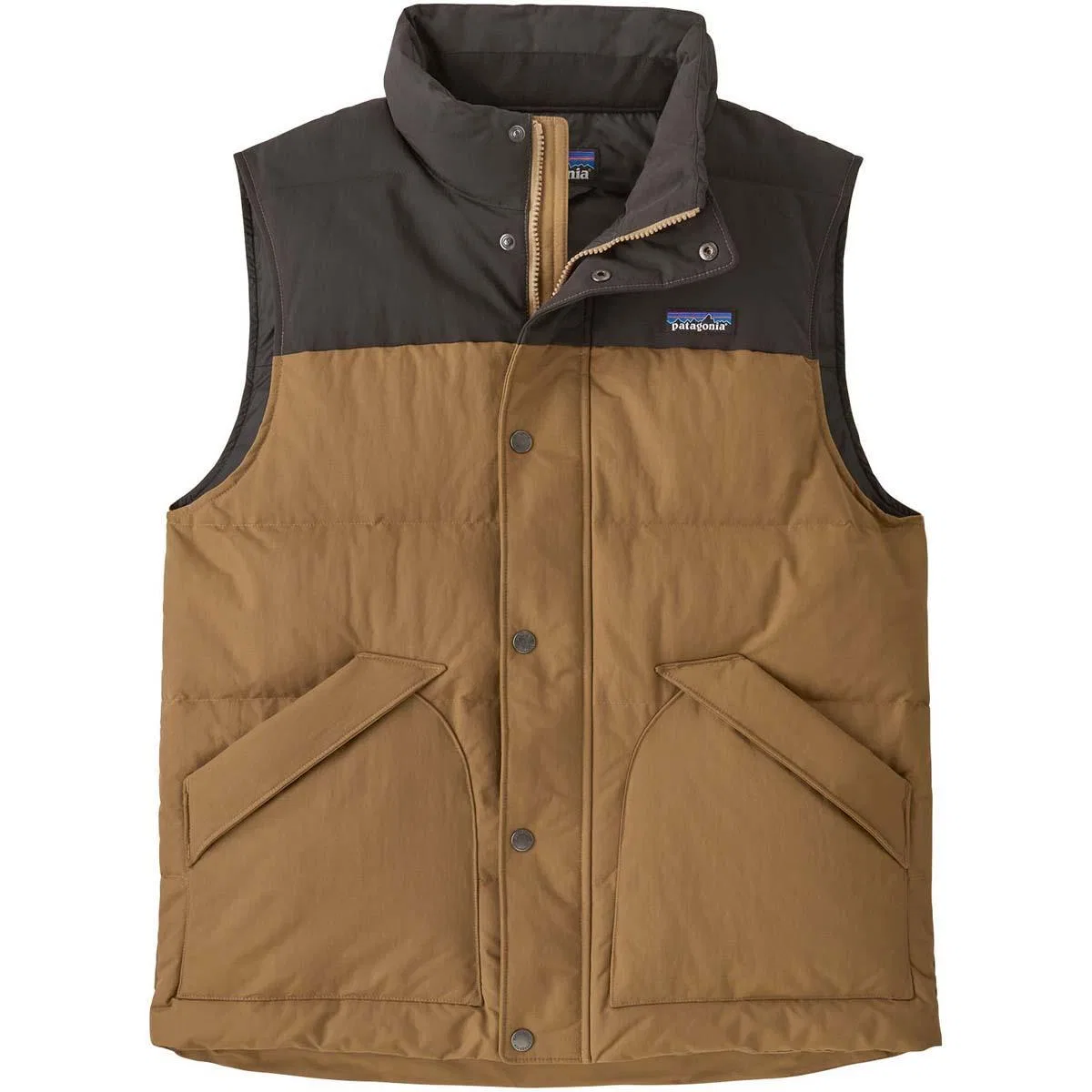 Жилет утепленный с воротником Patagonia Downdrift Vest, Coriander Brown