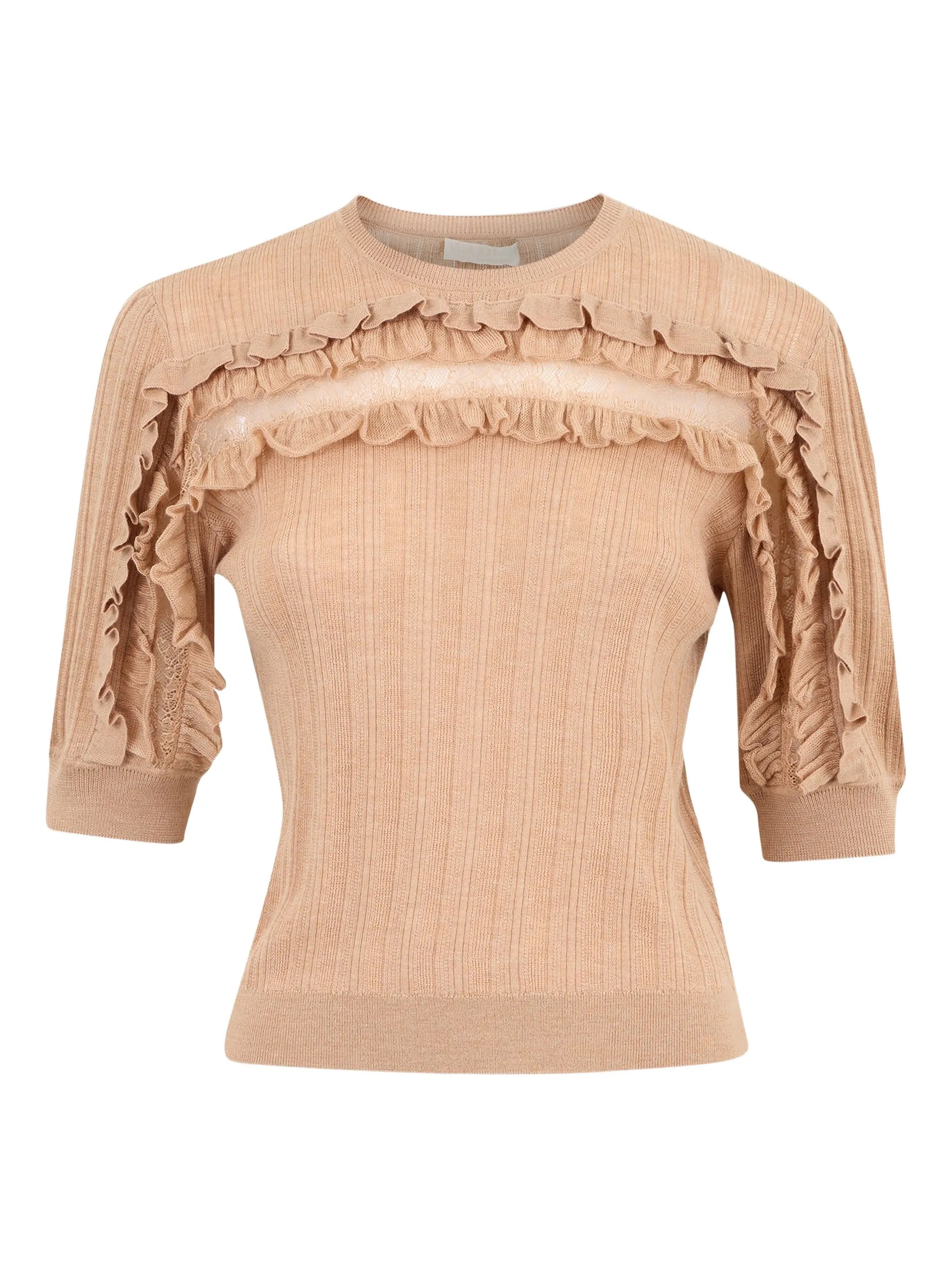 

Блузка Salima с оборками Ulla Johnson, коричневый