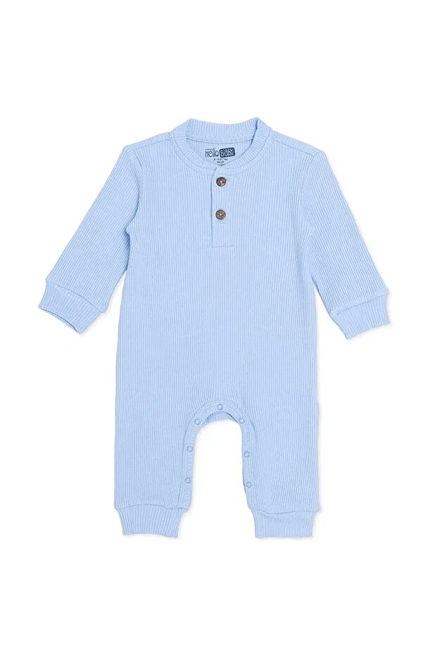 Детский комбинезон для мальчиков с цветочным принтом Hellobaby Ebebek Hello Baby, Blue