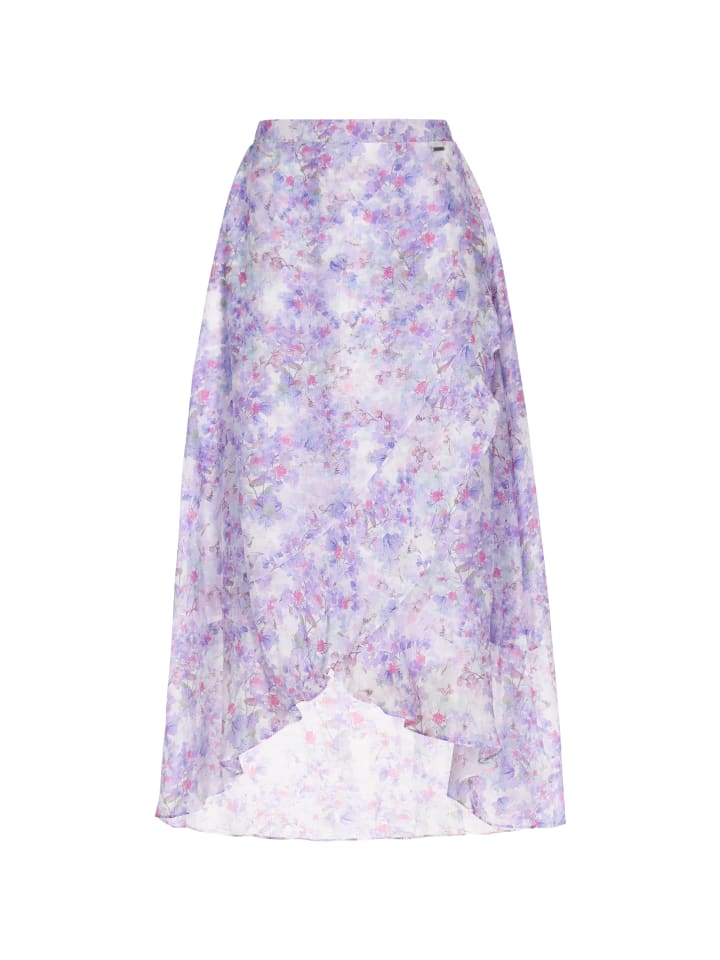 

Юбка до колена DreiMaster Vintage, цвет violet pink multicolor