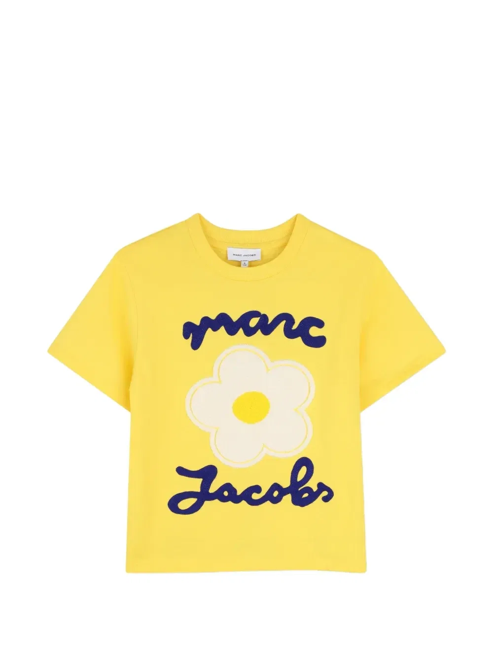 Футболка с вышитым логотипом Marc Jacobs Kids, желтый