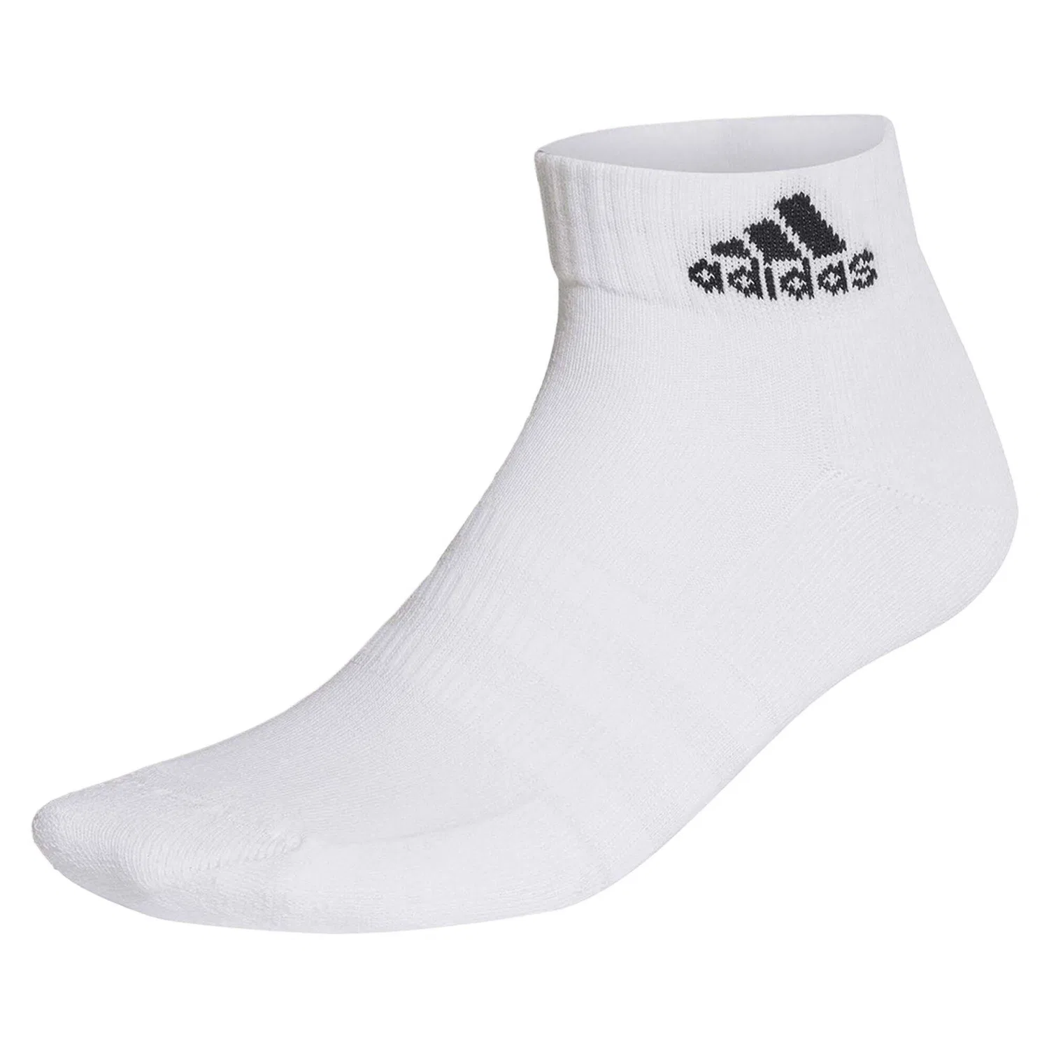 Носки с защитой пятки и носка Cushioned Sportswear Ankle Socks 3P Adidas, Grey Weisse — фото 4