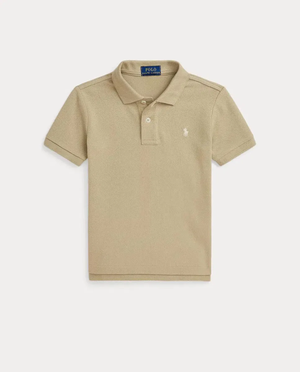 Детское поло для мальчиков из пике Polo Ralph Lauren, Beige