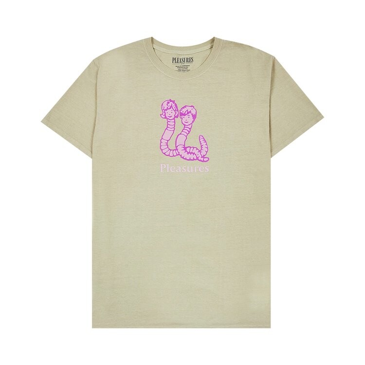 

Футболка Pleasures Mud Pigment T-Shirt 'Natural', белый