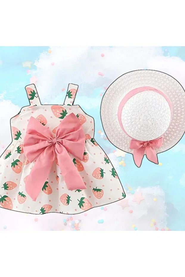 Детский комплект для девочек с принтом Strawberry Lemon Darko, Pink