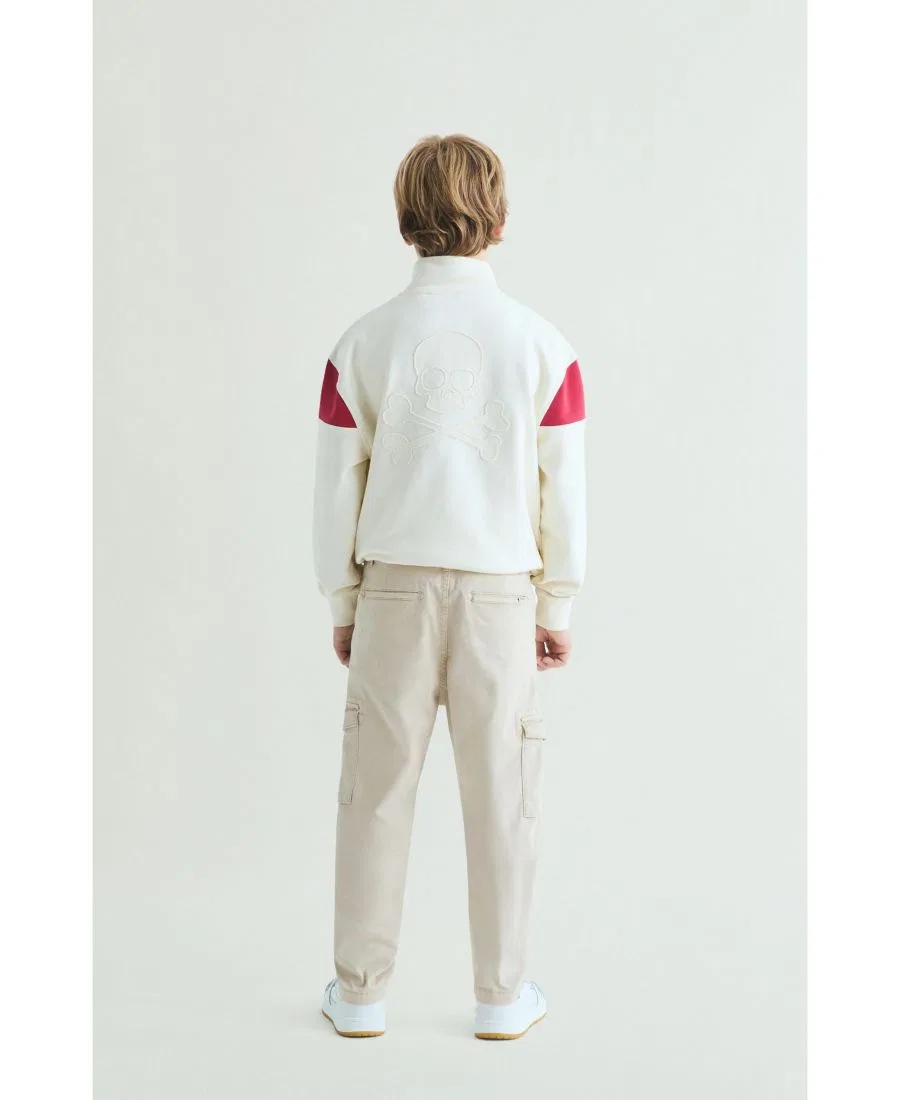 Брюки карго Slim Fit Scalpers, Beige — фото 3